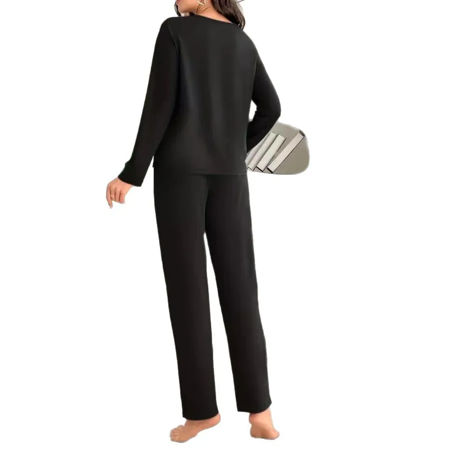 Sleepwear Women's Nightgown Long Sleeve Pajamas Ladies Pj Sets for Woman Pyjamas Set Pajama Girl Home Wear Set Homewear Female