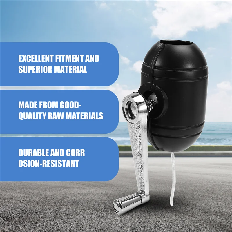

A45M-Cantilever Umbrella Parts, Patio Umbrella Holder Rocking Handle Adjustable Umbrella Stand Parts Patio Umbrella