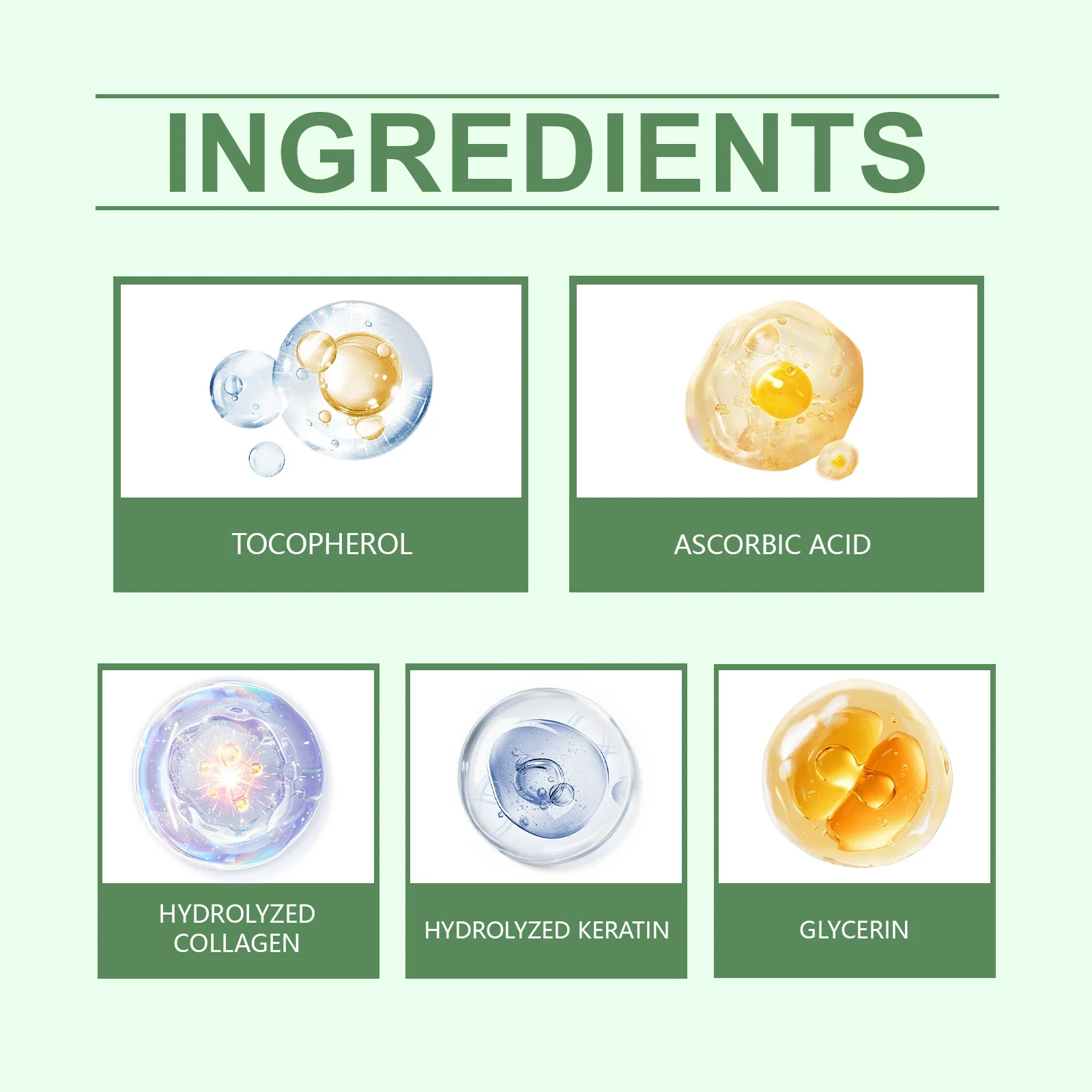 Многоэффектное касторовое масло OceAura, нежное увлажнение, увлажнение и восстановление кожи и питание волос, фолликул