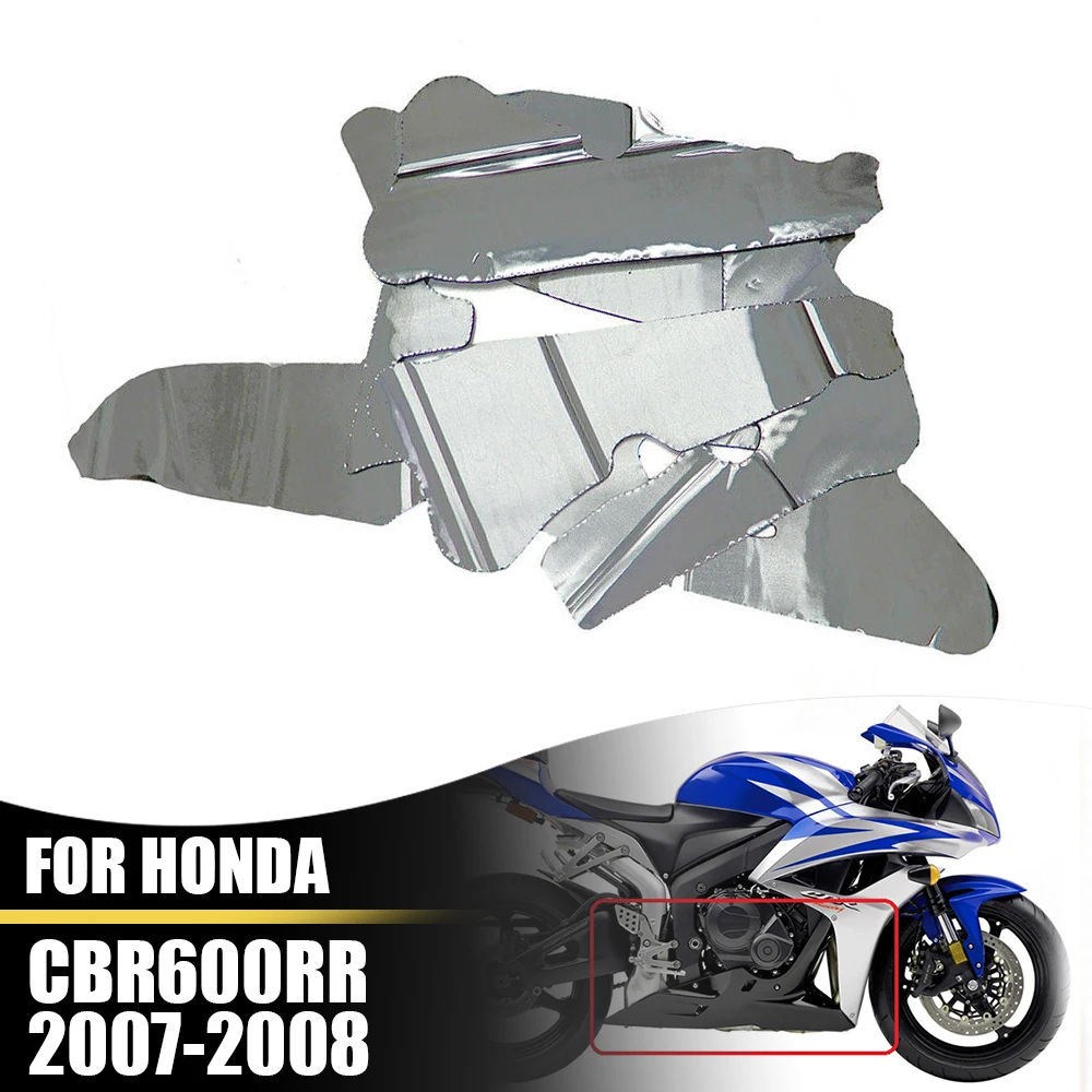 

Motorcycle Accessories Pre-Cut Belly Fairing Heat Shield Mat Insulation Protection For Honda CBR600RR 2007-2008