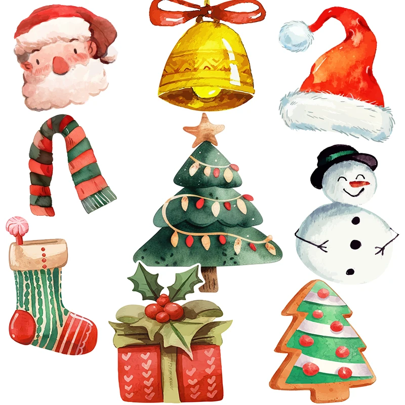 30/92cm Christmas KT Board Cute Snowman Christmas Tree Cutouts Backdrop Party DIY Decor Xmas New Year Party Decor Photo Props