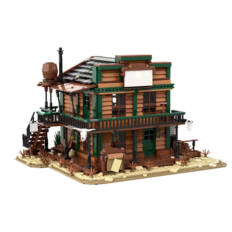 Moc Sheriff's Office - Wild West Building Blocks