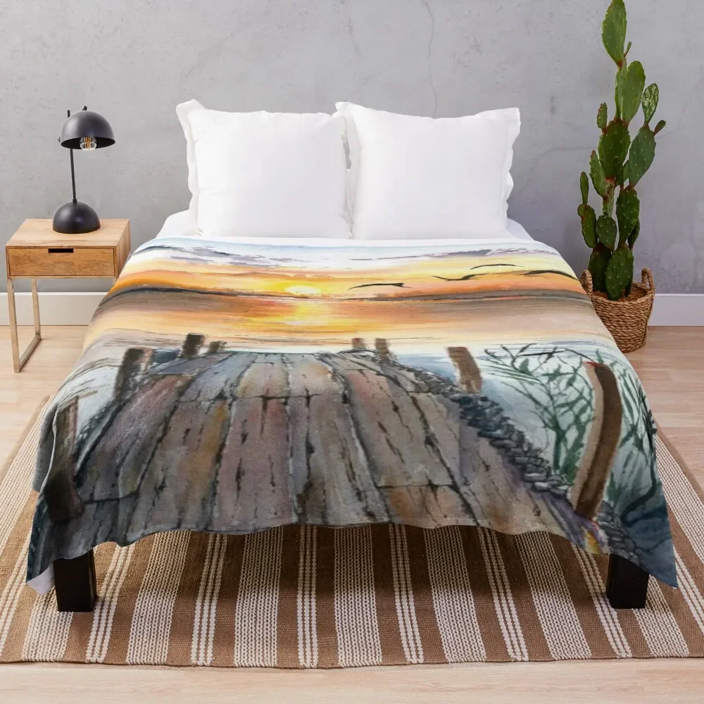 

Aquarell Throw Blanket Fade Resistant Durable Throw Blanket