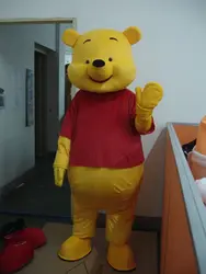 High Quality Strawberry bear Mascot Costume Cartoon Character Costumes Winnie mascot costume Fancy Dress Party Suit