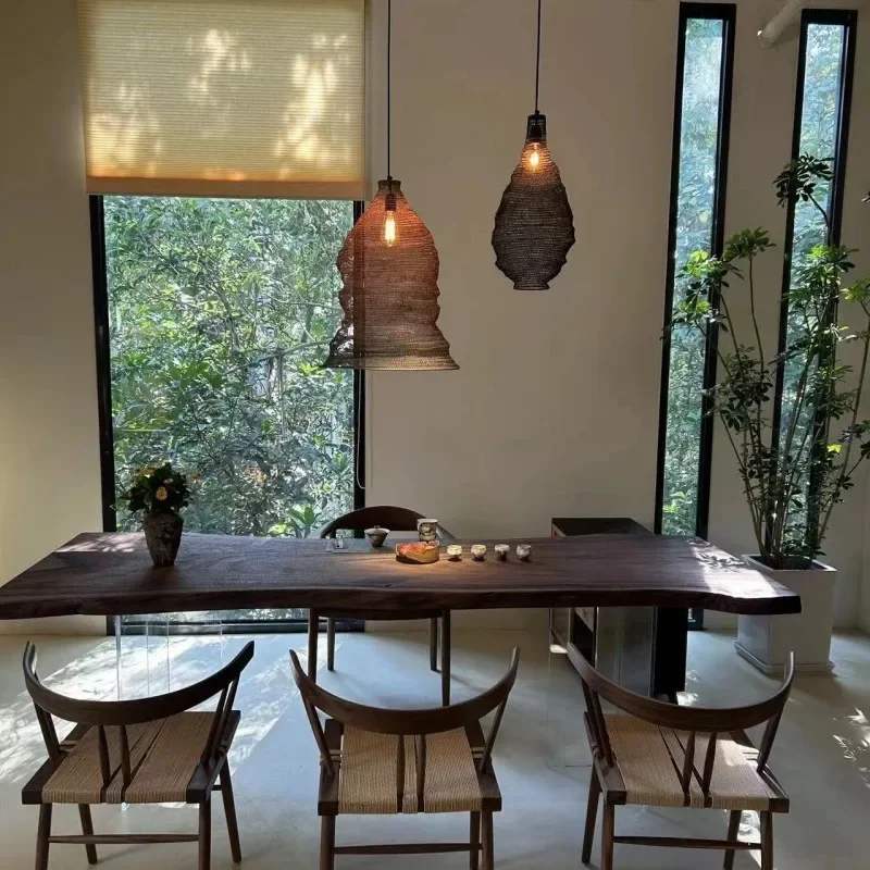 SANDYHA Moderno E Minimalista Luzes Pingente Malha de Arame Design Restaurante Lustres para Sala de estar Quarto Lâmpada de Cabeceira Decoração de Casa