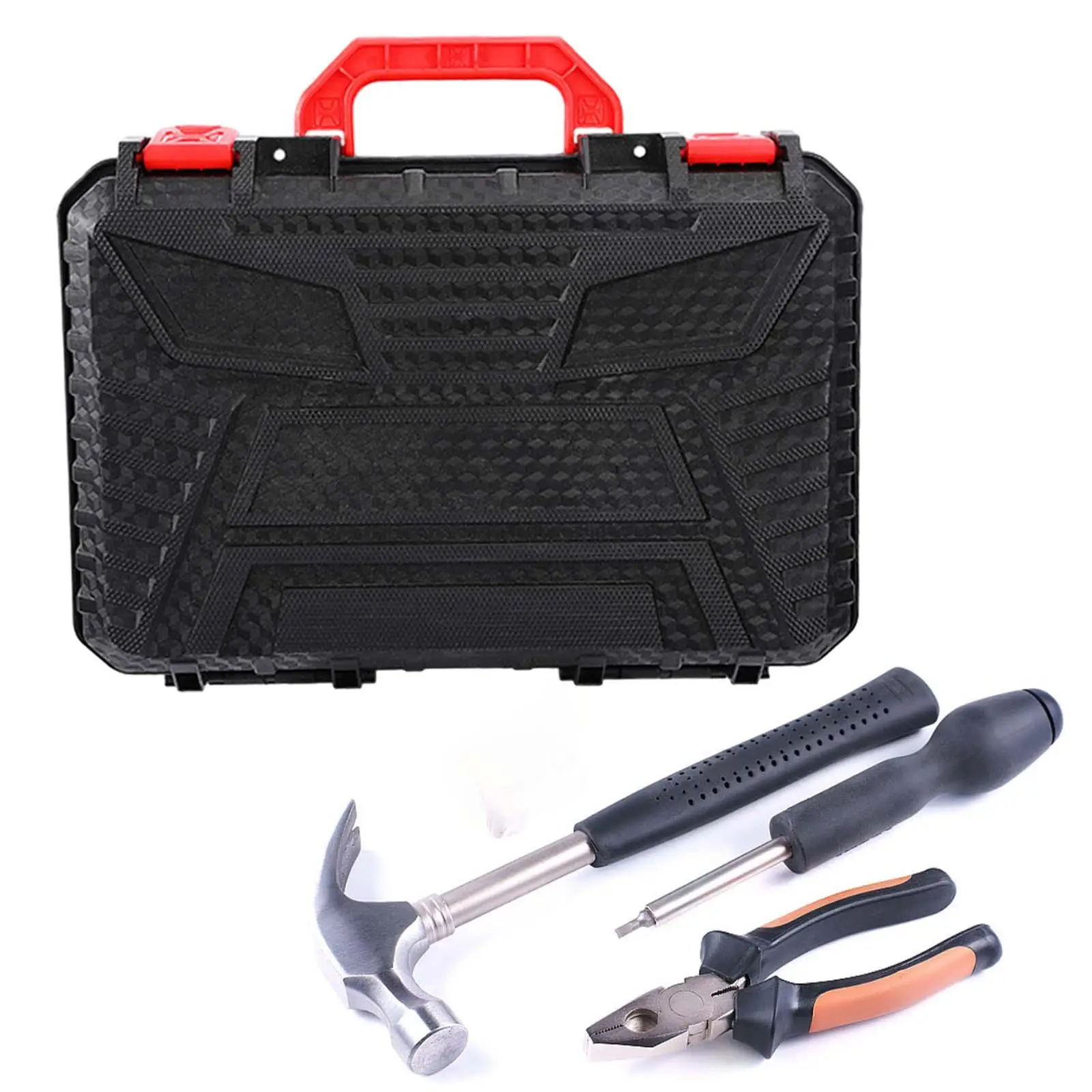 Portable Tool Box Dustproof Container Universal Black Power Tools Storage Box