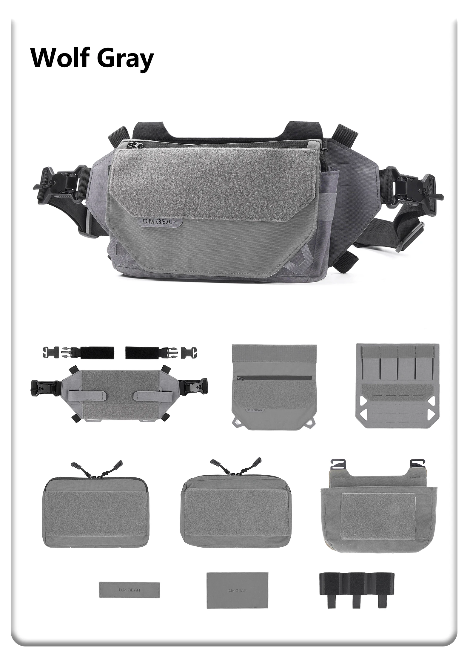 Dmgear 1120xオリジナルの多機能ウエストバッグタクティカルチェスト