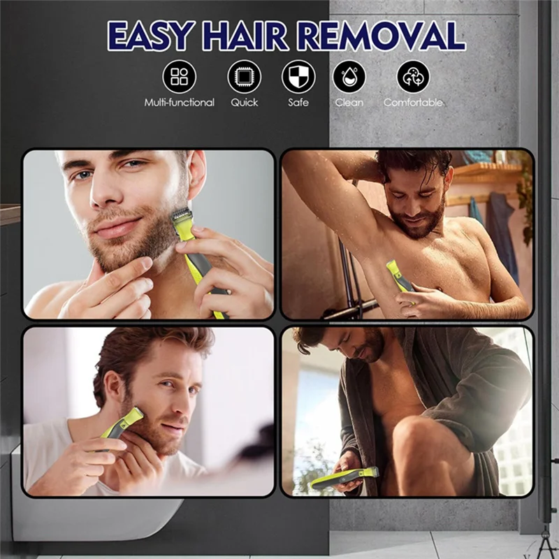 شفرات بديلة مع مرفق التشذيب (2/4/6 مم) لماكينة الحلاقة الكهربائية Oneblade QP2520 QP2630 QP2834