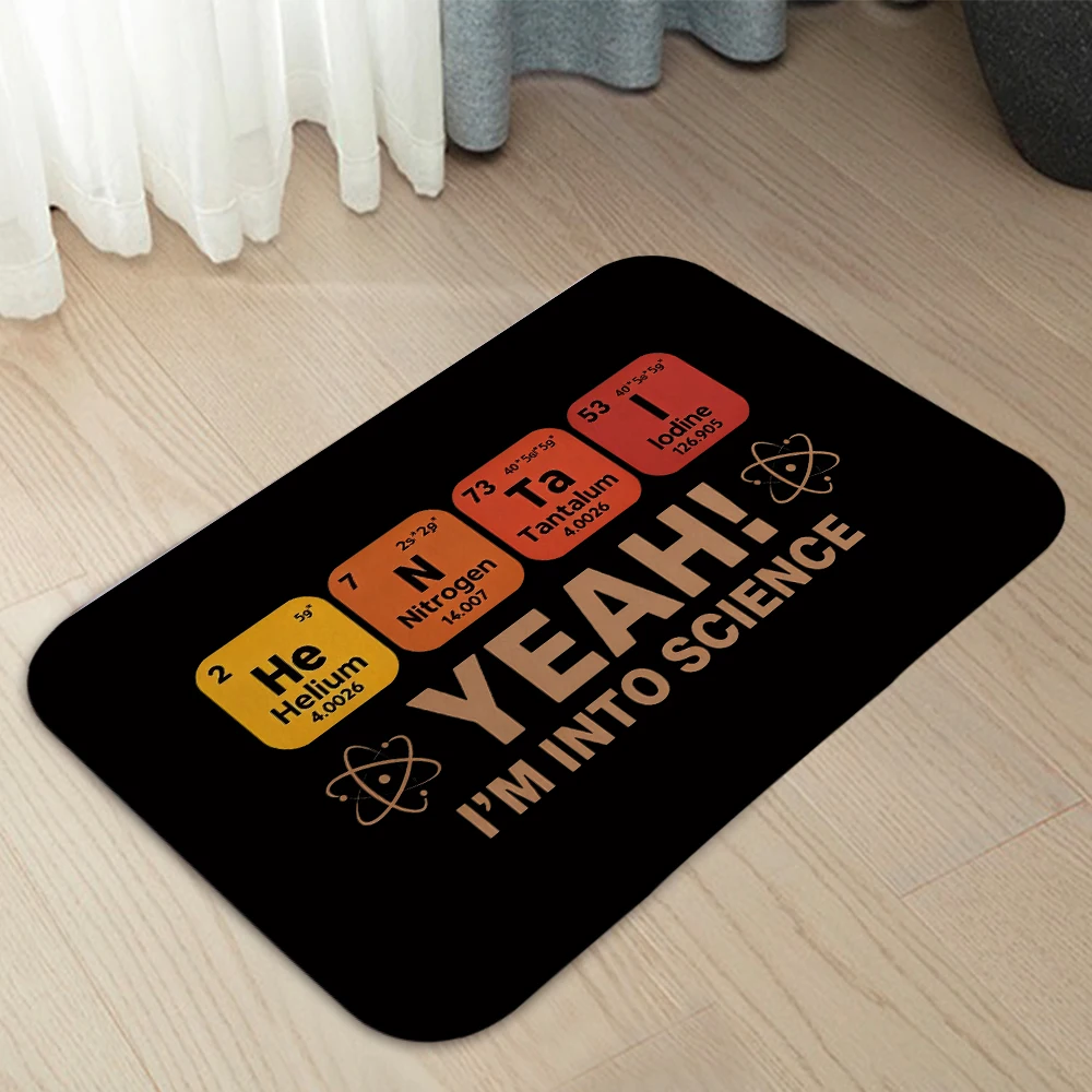 Hentai Periodic Table Funny Science Anime Lover Doormats Home Carpet Entrance Door Mats Modern Decor Carpet Bathroom Floor Mats