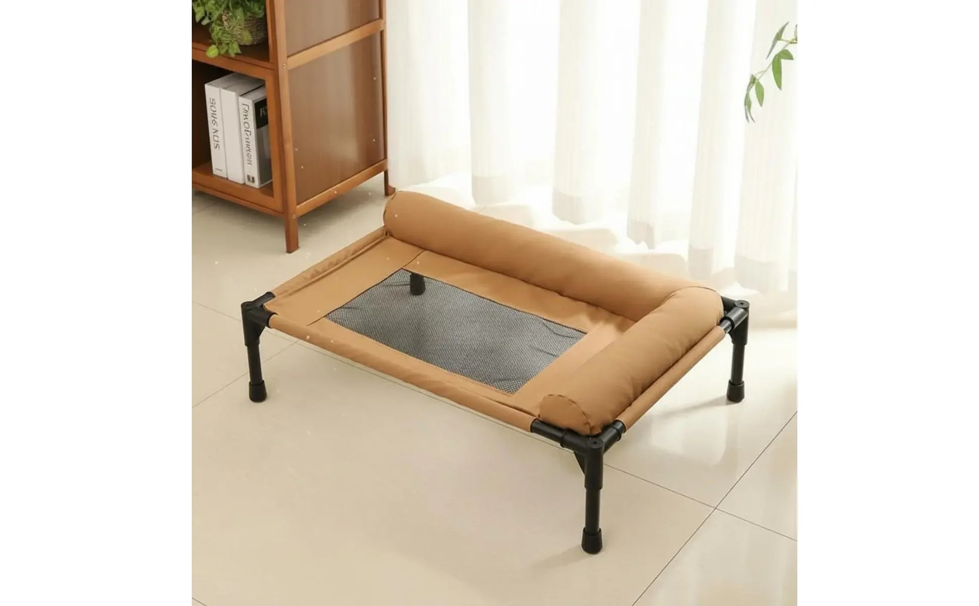 Elevated Pet Bed All-Season Use Raised Dog and Cat Bed Pet Cot Moisture-Resistant Easy to Clean for Dogs, Travel, Patio