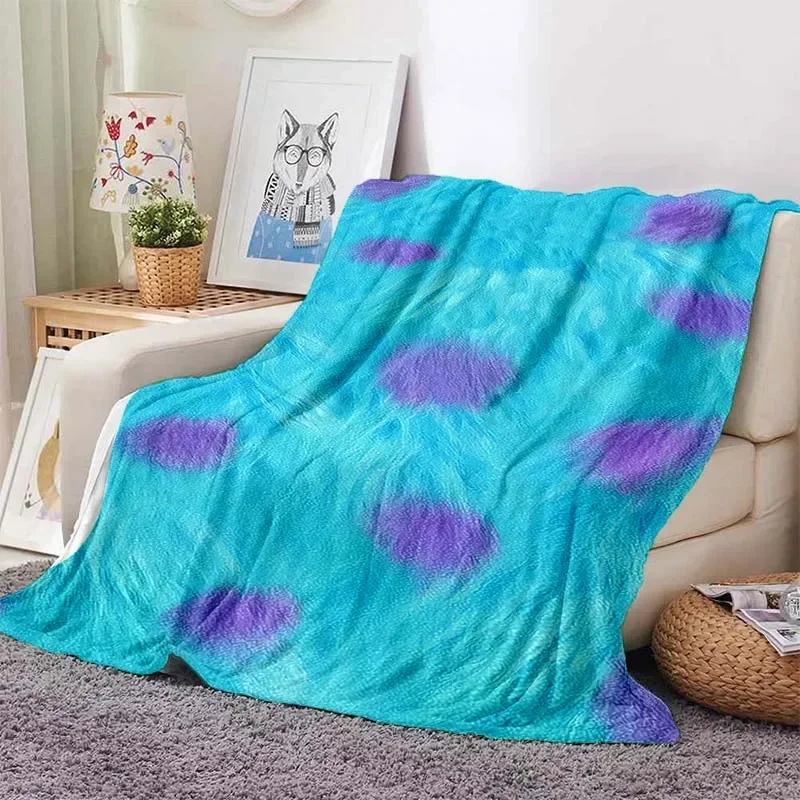 

Disney Monster Inc Blanket Cartoon Throw Sofa Bed Cover Four Season Soft Fluffy Quilt Blanket Flannel Throw Children Girl Gift