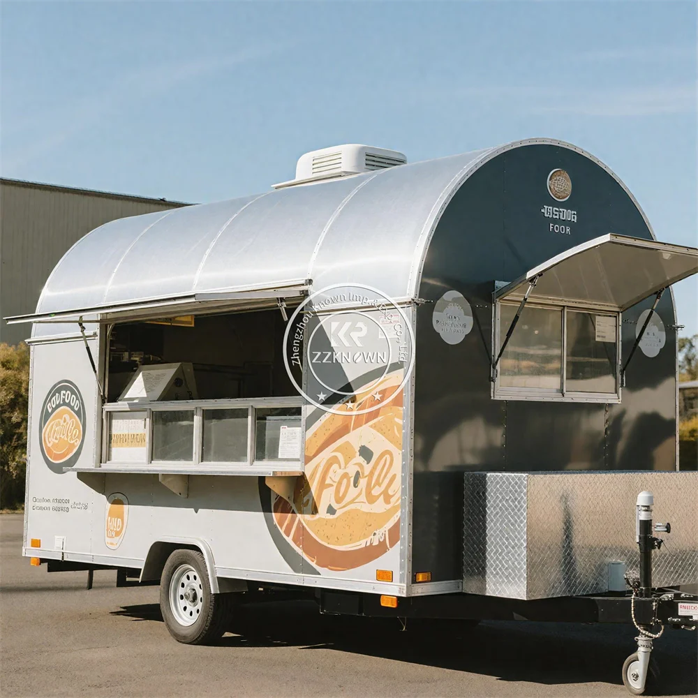 

Custom Multifunction Food Trucks Fruit Hamburger Hot Dog Cart Street Food Trailer For Restaurant Food Trucks