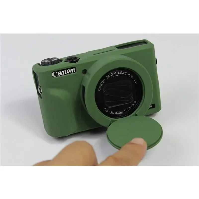 

G7X3 Silicone Armor Skin Case Camera Bag Body Cover Protective For Canon Powershot G7X Mark III G7XIII