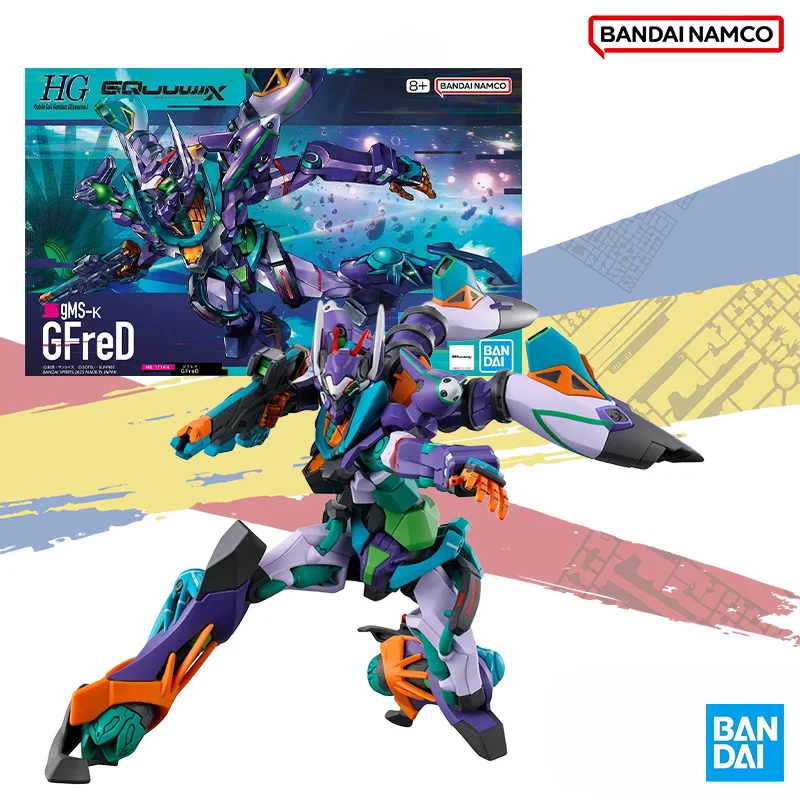 

Bandai Original Genuine In shock HG 1/144 gMS-κ GFreD Model Set Quarks Gundam, Collectible Model Ornaments Toy Children's Gifts