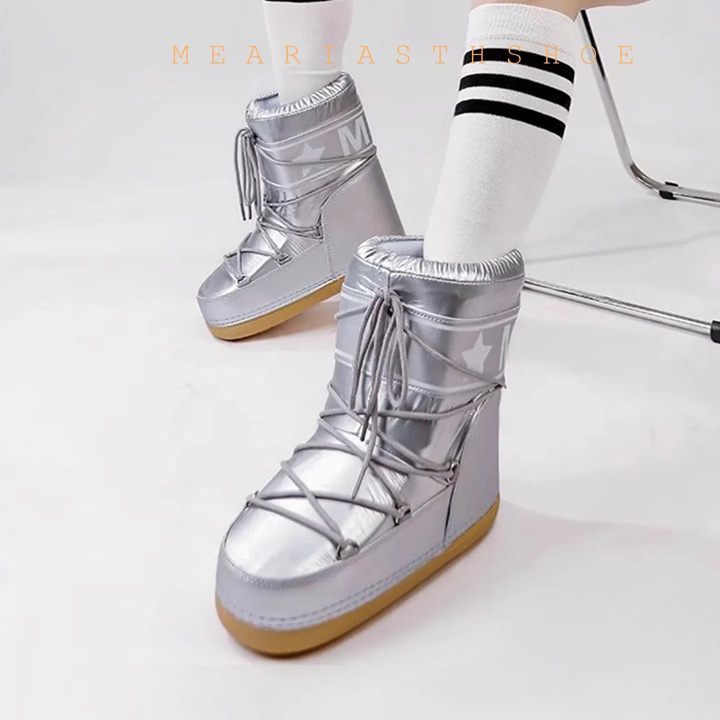 

warm Winter Fuzzy Snow Boots Women Fashion Brand Plush Short Ankle ski Boots Indoor Cotton Women Shoes Fur Home Women Mini Boots