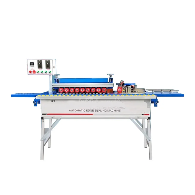 LY Dual-Purpose Straight/Curved Edge Banding Machine Renovation Woodworking Edge Banding Machine for Glue Application Edge