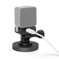 D55mm Magnetic Base Tripod Adapter Car Mount Bracket Holder for Gopro Insta360 DJI OSMO 360 Action 5Pro/4/3/2 Camera Stand