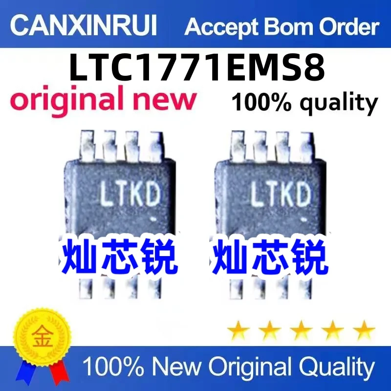 （10 pieces）LTC1771EMS8 Silkscreen LTKD MSOP-8 Switch Controller