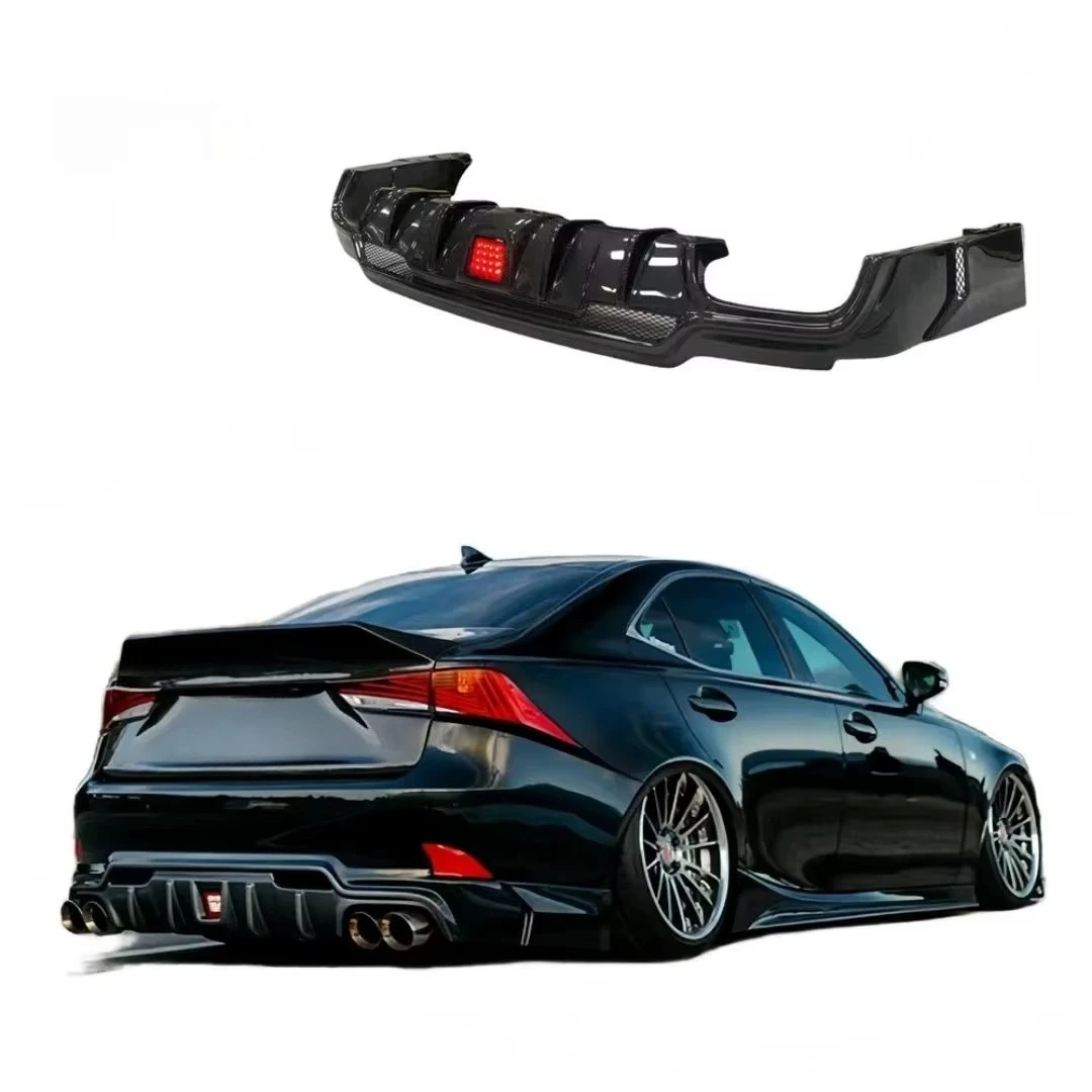 For for IS200T/250/300/350 2012- Screw-On Universal Fitment Modification Rear Spoilers Body Kit Side Skirts Front/Rear Bumpers