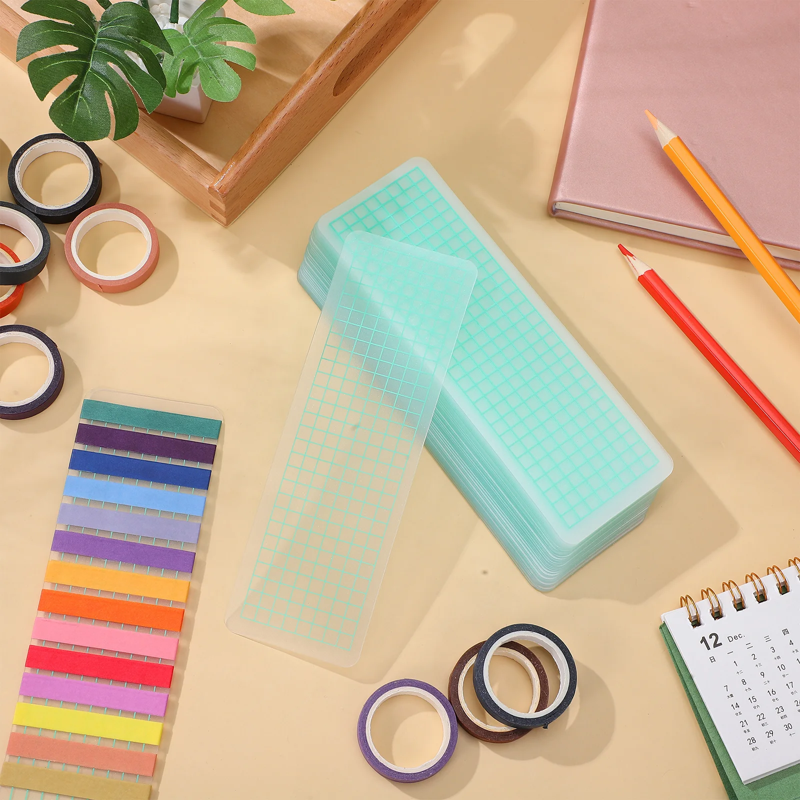 40 قطعة من ألواح التعبئة الفرعية لشريط اشي، فكرة هدية مثالية للمناسبات الخاصة، منظم شريط اشي للوازم المكتبية