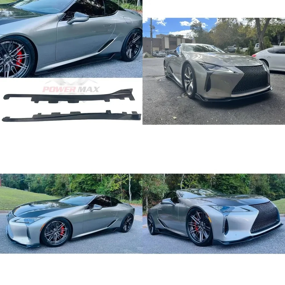 Real Carbon Fiber Side Skirts Fit for Lexus Lc500 Lc500h Body Kit
