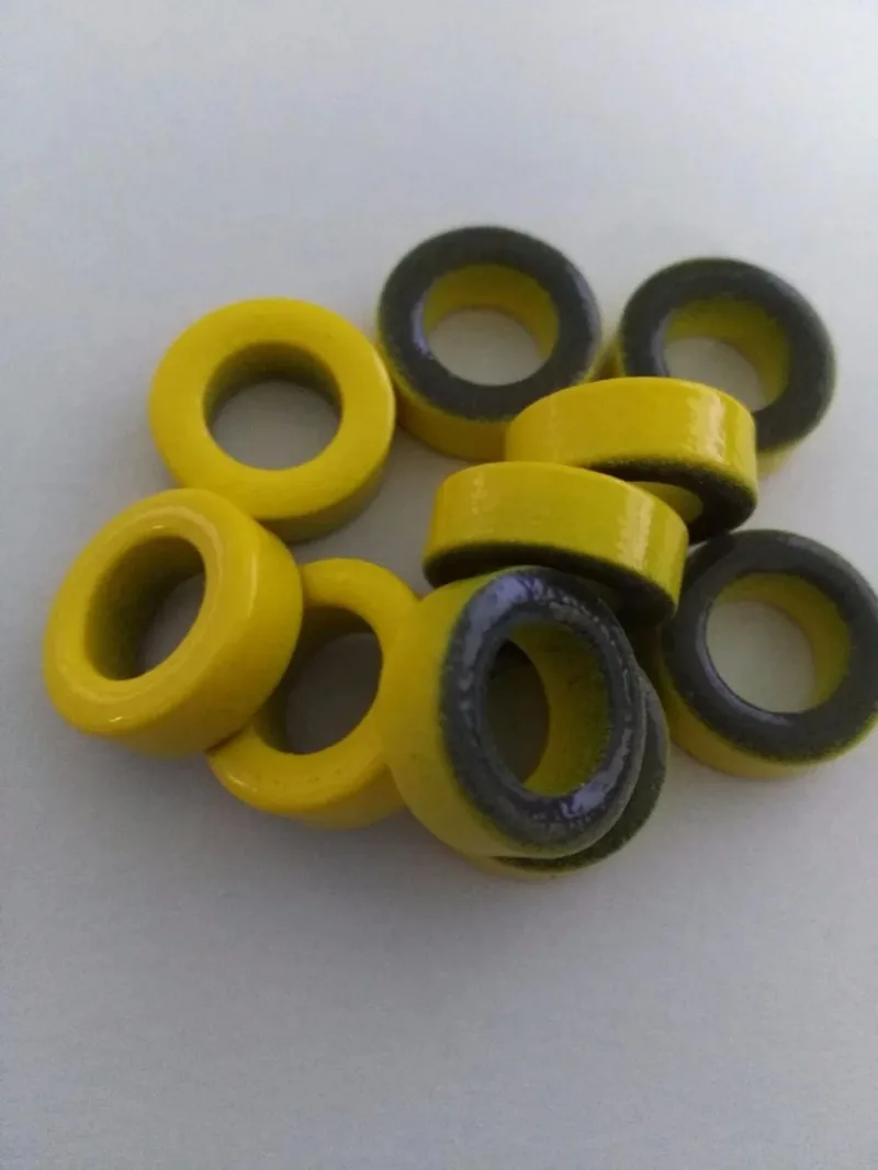 High Frequency RF Iron Powder Toroidal Core 10PCS T25-6 Radio Circuit Maintenance Accessory