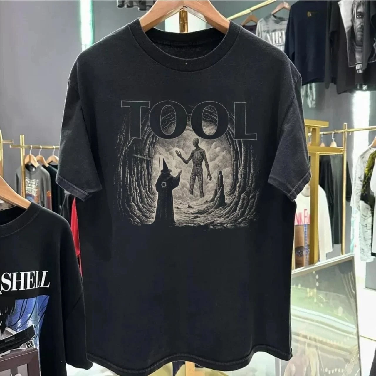 Camiseta Tool Band, camiseta unisex negra con gráfico de Tool estilo retro, reedición 2026, nueva camiseta vintage de verano para mujer