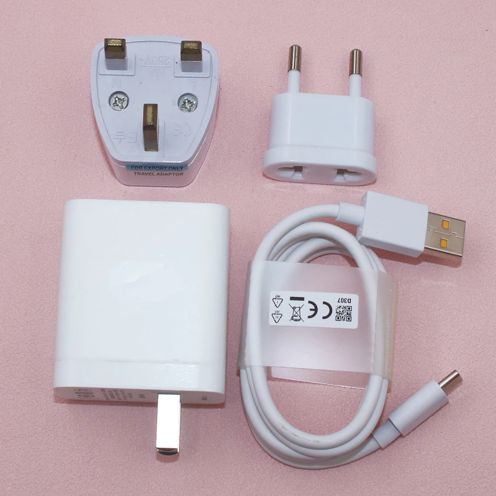 33W SuperVOOC 2.0 Charger For OPPO A97 A96 A58 A2 US/EU/UK Fast Charge Wall Adapter Type C Cable For A53 K9S Reno 8 7 SE Realme