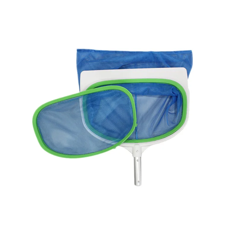 Reinforced Deep Shallow Water Leaf Net Swimming Pool Cleaning Tool Replaceable Net
