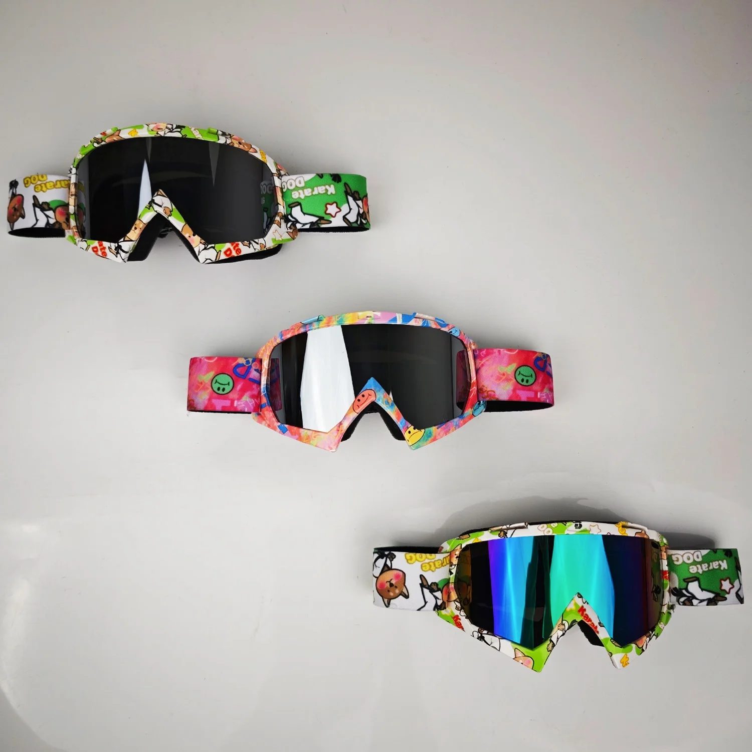 

HD Lens Men's Graffiti Motocross Eyeglasses Sunglasses for Moto MX MTB Dirt Bike Riding Motorcycle Hemlet Goggles Accessories