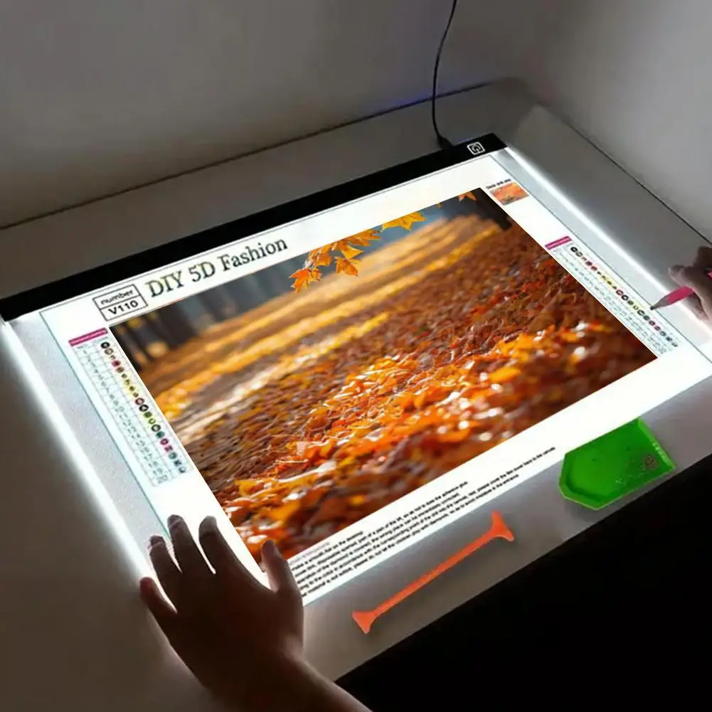 A3 A4 A5 Light Pad Kit Light Board for Accessories Diamond Art Sketching Art Light Board