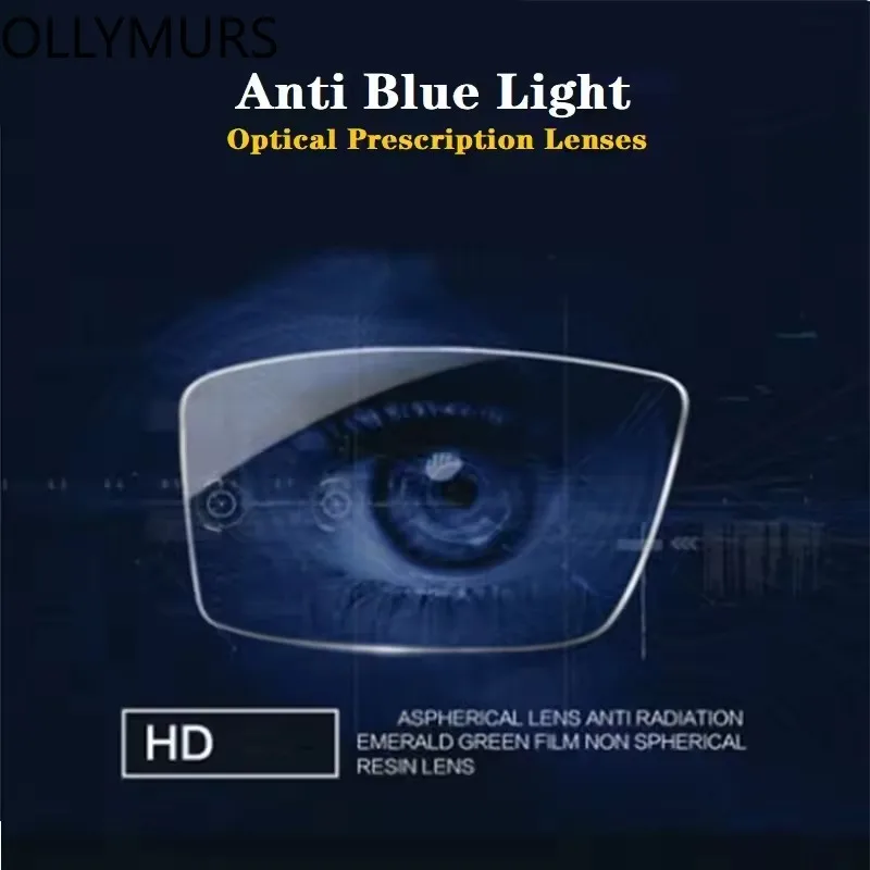 OLLYMURS جديد الرجال وصفة طبية النظارات قصر النظر مد البصر نظارات للقراءة التقدمية TR90 حافة التيتانيوم معبد درجة النظارات