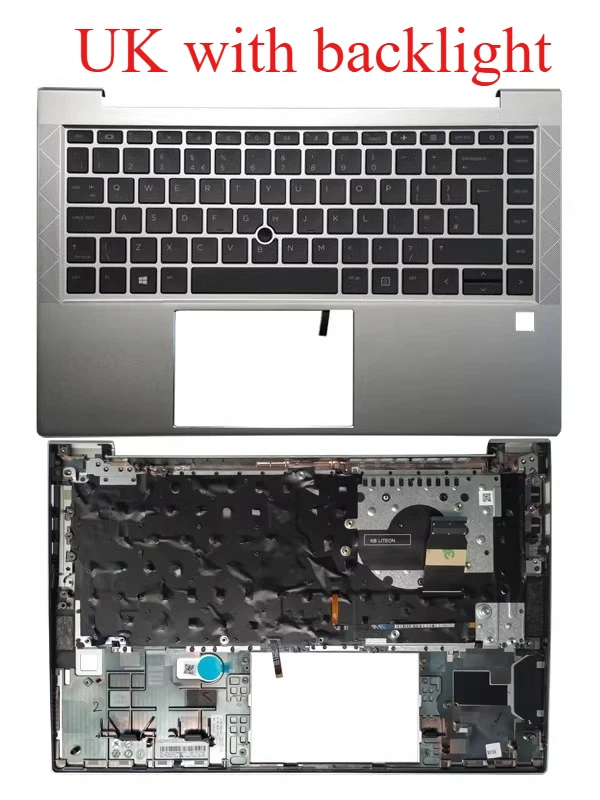 US/SP/LA/SP/FR Keyboard For Elitebook 840 845 740 745 G7 G8 Laptop Palmrest With Backlit Top Case M36312-001 M07090-001 view 5