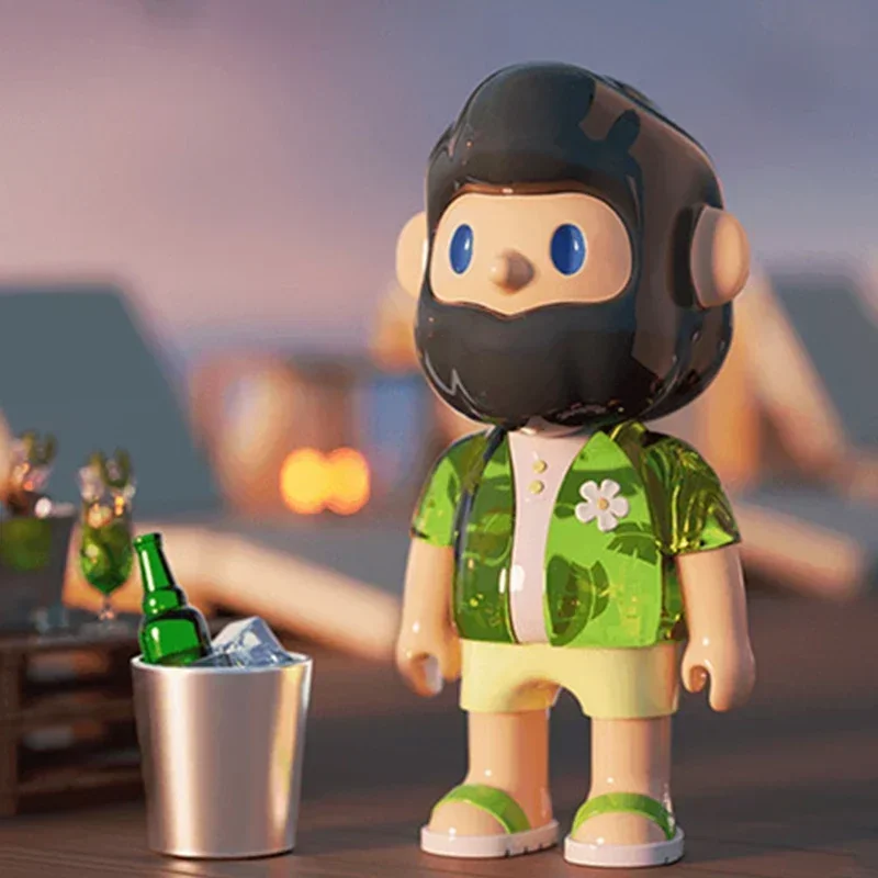 Buscando unicornio FARMER BOB Island Series figura de Anime Guess Bag juguetes adornos figuritas decoración del hogar muñecas de escritorio modelo regalo para niña