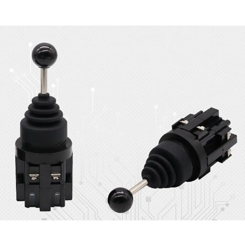 Latching Style Joystick Cross Rotary Switch 4 Position 4NO Momentary AC 380V 10A for Automation