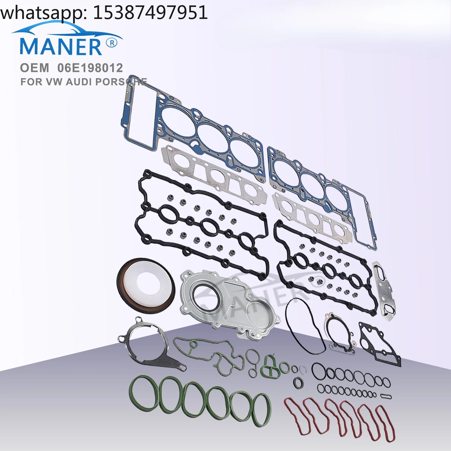 For MANER 06E198012 Factory Supply Cylinder Head Gasket Set Kit for Audi A4 Quattro 3.2L 2009 2008