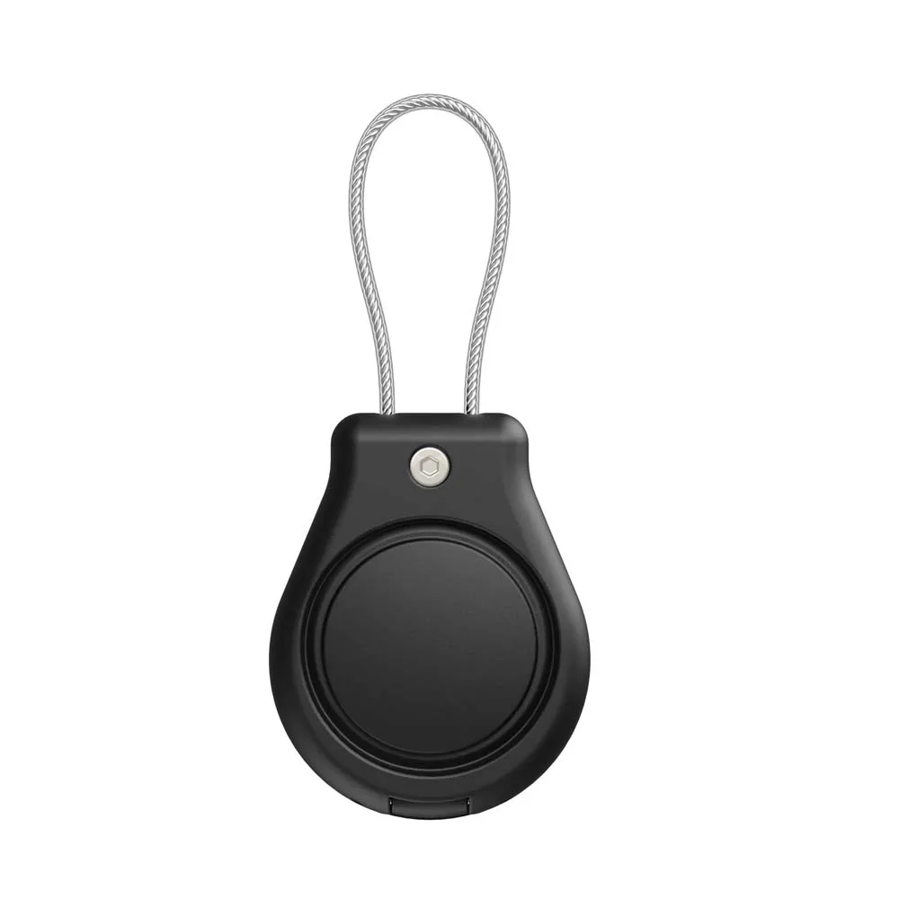 Waterdichte hoes voor AirTag sleutelhangerhouder met draadkabel Anti-verloren trackeraccessoires voor bagage-rugzak Airtag-hoes