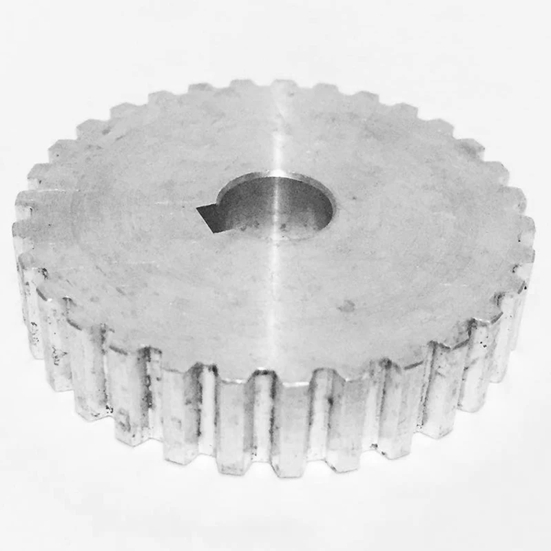 2Pcs Metal Synchronous Pulley Gear Motor Belt Gear Drive Wheel Gear S/N Cj0618 Mini Lathe Gears , Metal Cutting Machine Gears view 4