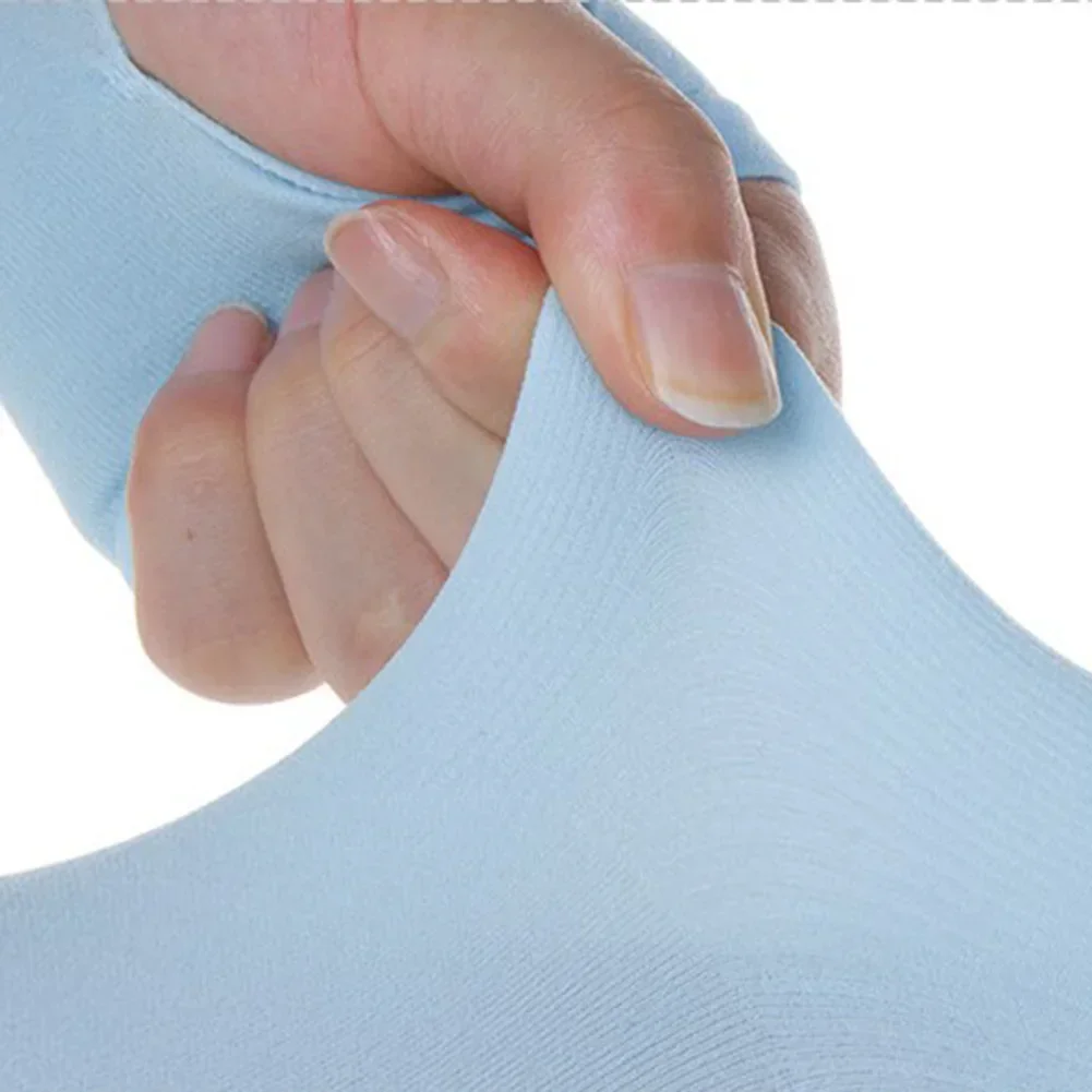 1 Pair Men Women Thin Long Arm Sleeves Cotton Bike Driving Arm Sleeve Fingerless Arm Warmers Sunscreen Uv  Wholesale