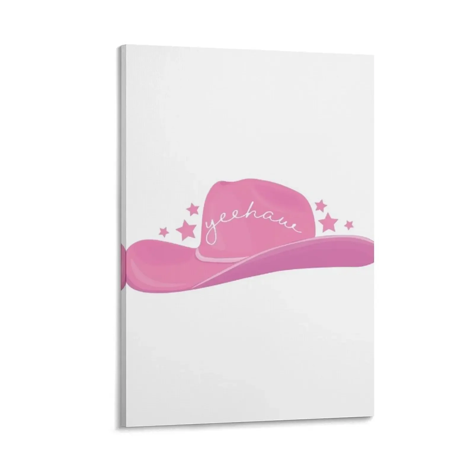 

Pink Cowboy Hat Canvas Painting anime poster Decorative picture home decoration accessories