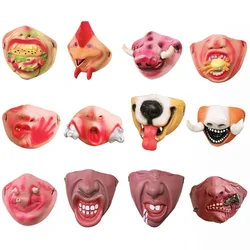 1pcs Creative Rooster Dog Big Nose Funny Latex Mask Toys Children Adults Halloween Party Carnival Bar Performance Show