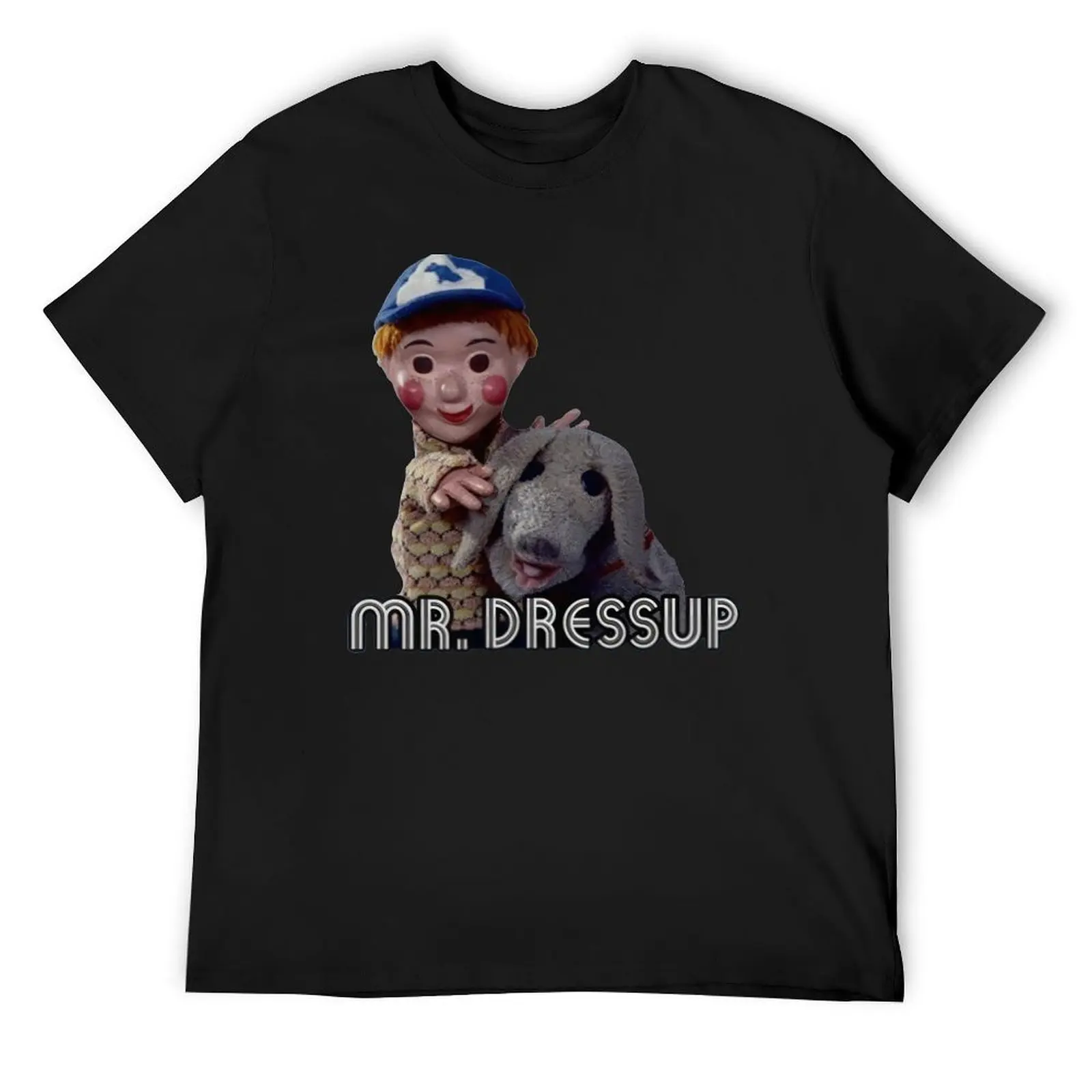 Mr Dressup Casey And Finnegan T-Shirt oversized plus sizes heavyweights Blouse men t shirt