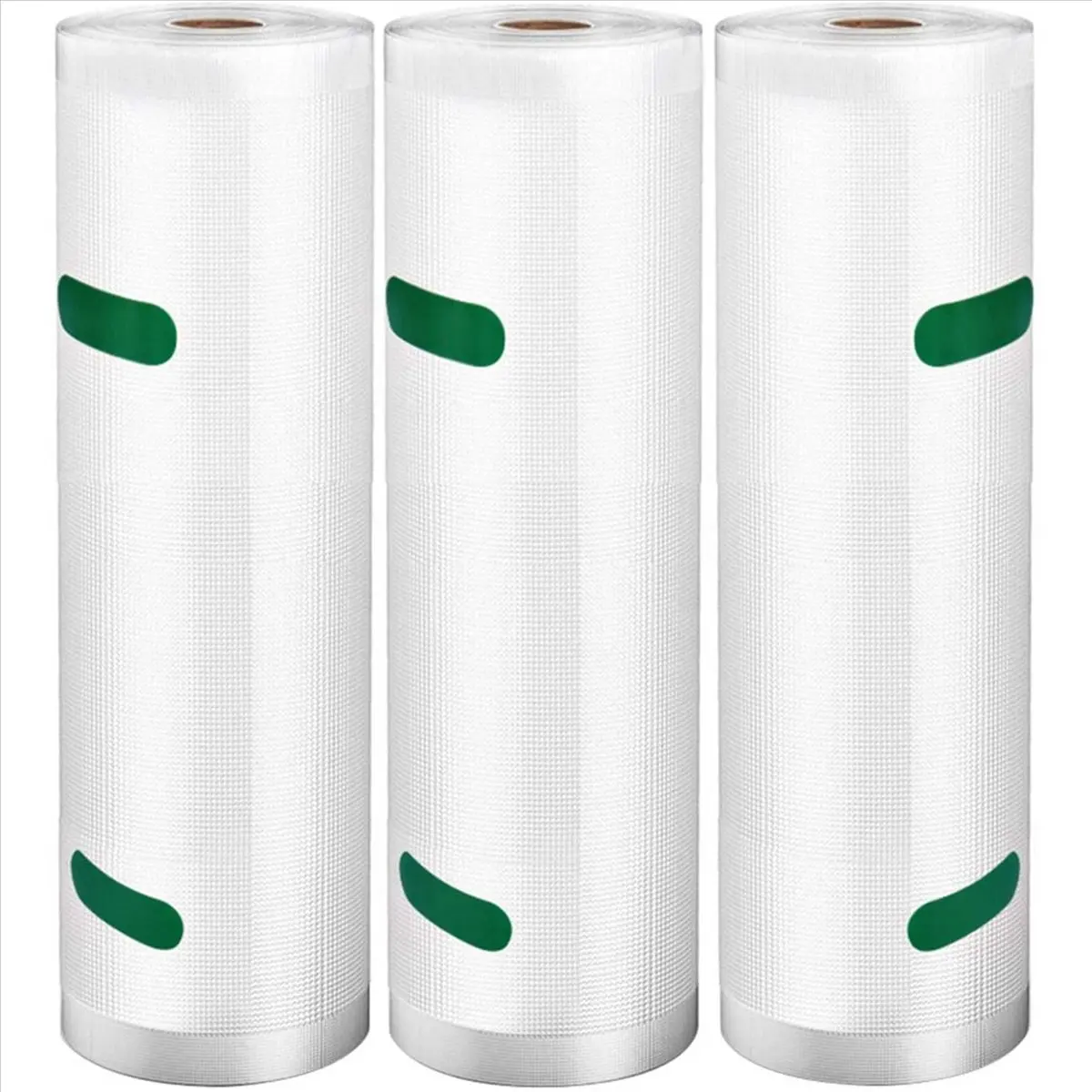 HITL Vacuum Sealer Bags Rolls 3 Pack for Food Saver, Heavy Duty Vacuum Storage Bags for Sous Vide Cooking, Freezer