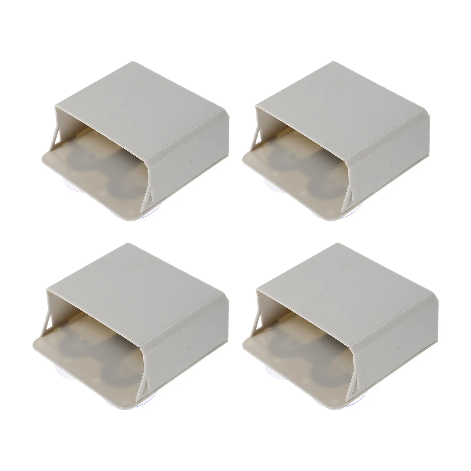 4Pcs Suction Cup Pen Holder Modular Stationery Organizer for Whiteboard Glass Mirror Office Classroom Marker Container Storage