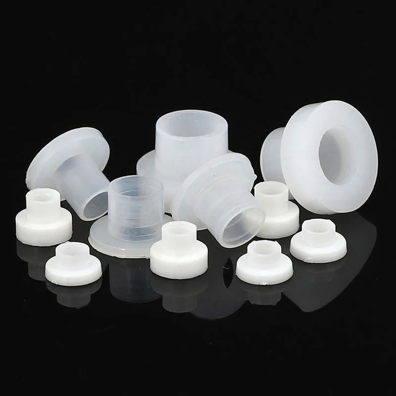 200x Nylon Transistor Gasket M3 M4 M5 M6 M8 M10 M12 T-type Plastic Insulation Washer Plastic Step Spacer Silicone Pad Triode