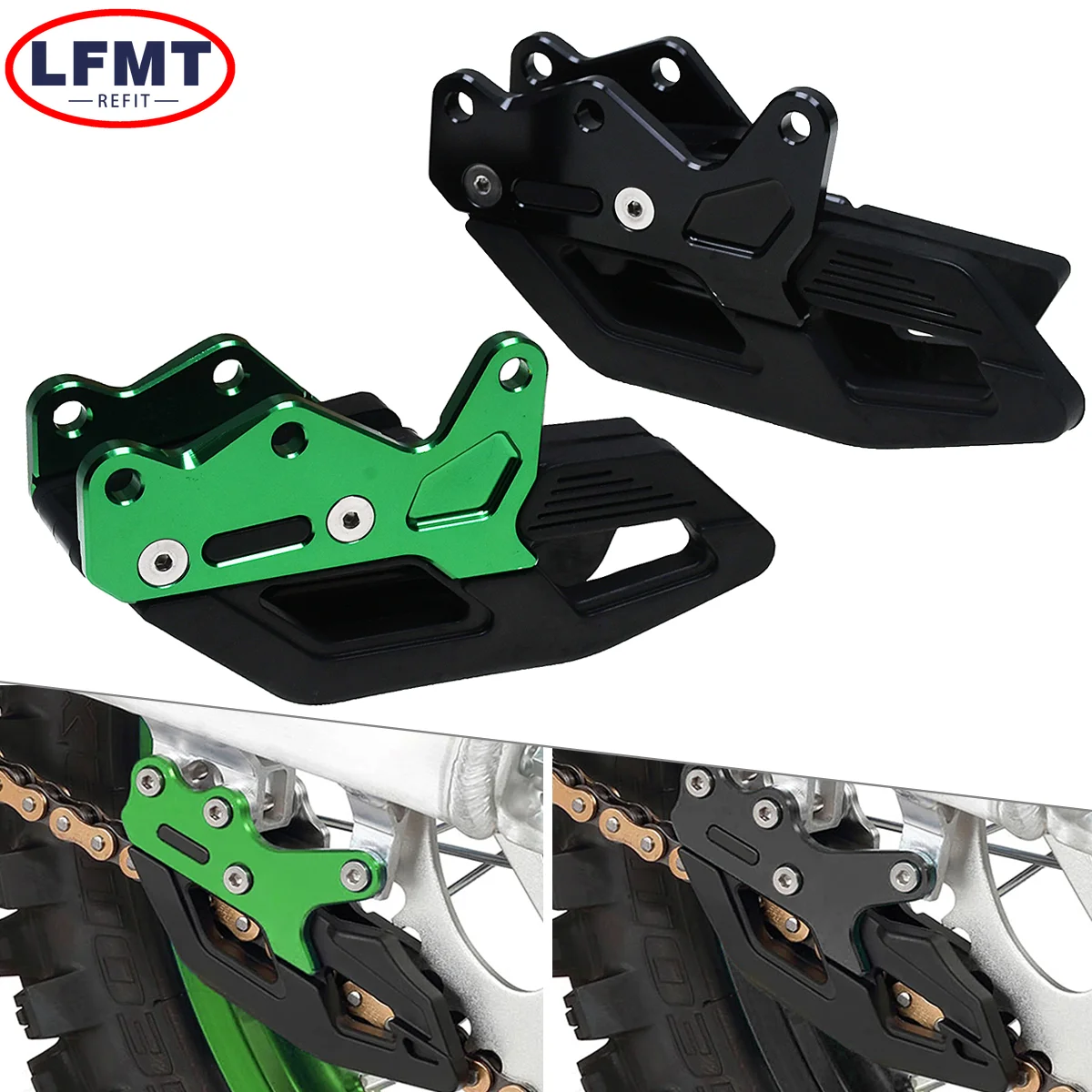 Motorcycle Chain Guide Gurad Protector For Kawasaki KX250 KX450 KX250F KX450F KLX450R 2009-2020 Dirt Bike Motocross Accessories