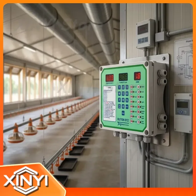 for R-TRON 612 Automatic System Control Poultry Climate Controller High Quality Temperature Regulation Device for Farm Use