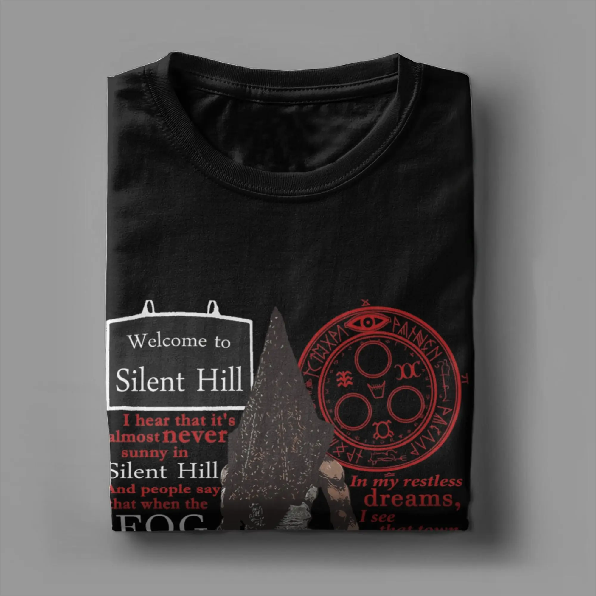 Silent hill 2 jogo camiseta masculina louco puro algodão t em torno do pescoço manga curta t camisa nova chegada roupas