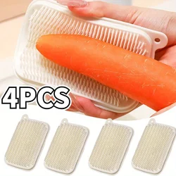 Cleaning Brush Soft Bristles Labor-saving Household Portable Bendable Fruit and Vegetable Dishwashing Brush Pot Kitchen Tools