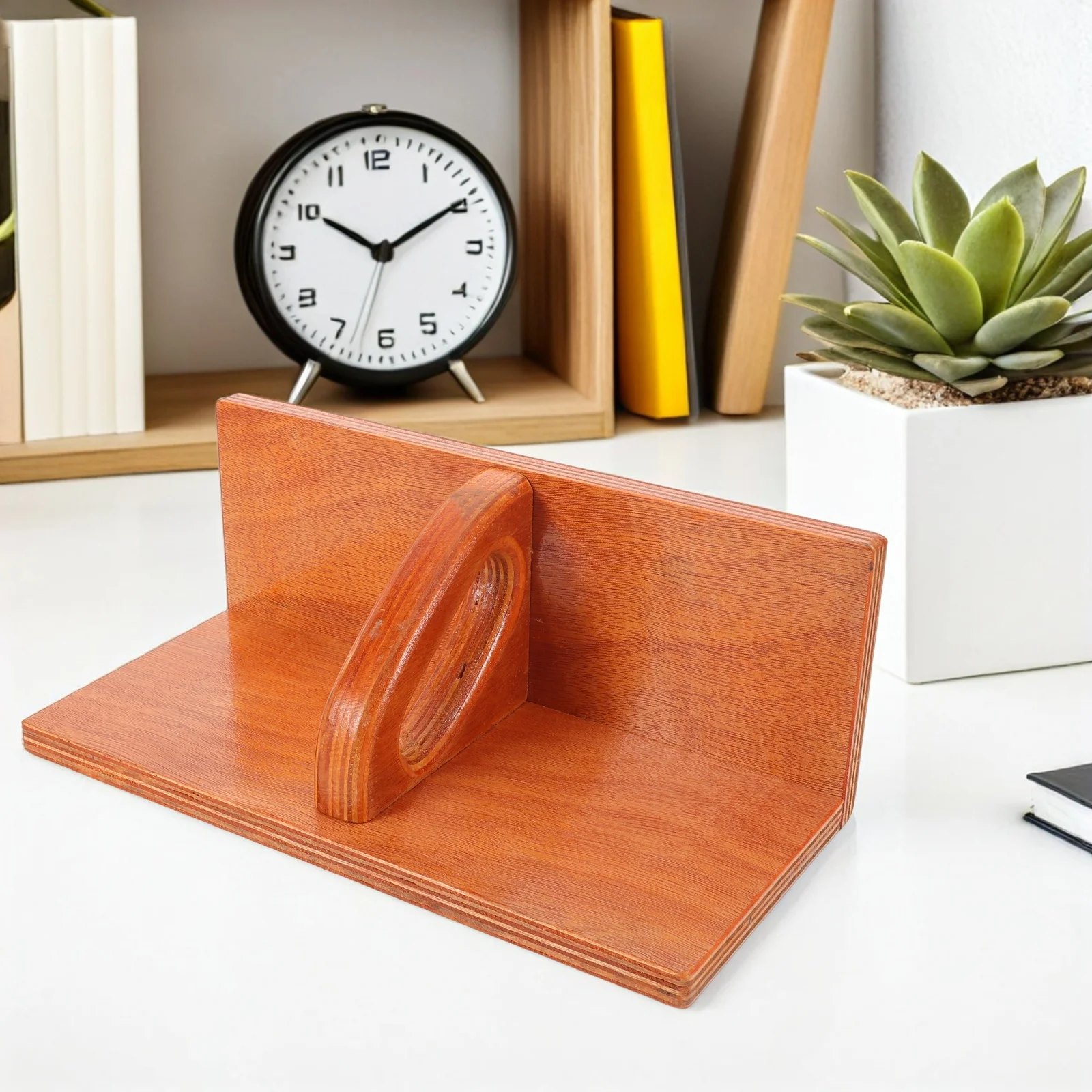 Wooden Paper Cutter Push Block Precision Straight Edge Trimmer For Craft Scrapbooking Office Rotary Cutting Tool Board